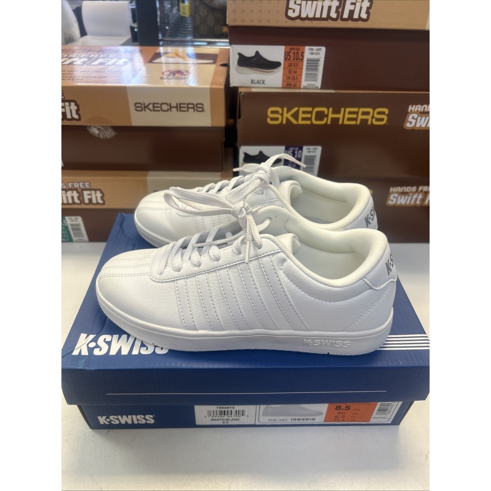 K-Swiss Women's Shoes Size 8.5 White 0518